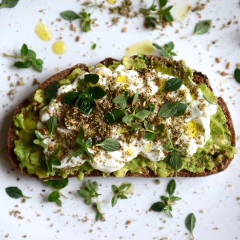 Labneh and Avocado Toast